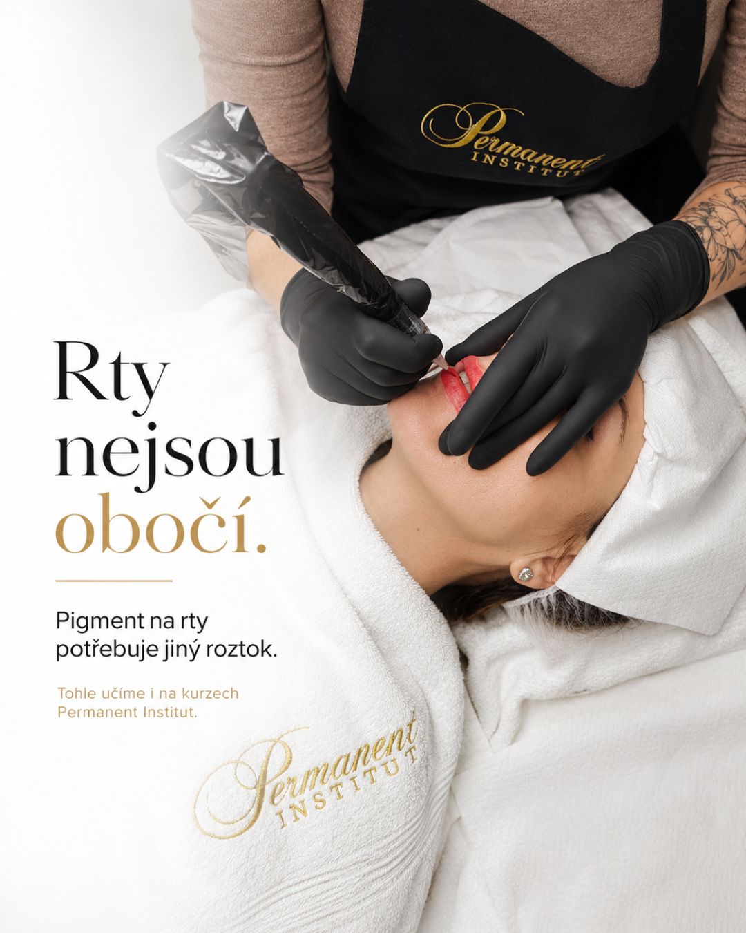 Profesionální pigmenty Purebeau pro permanentní make-up rtů